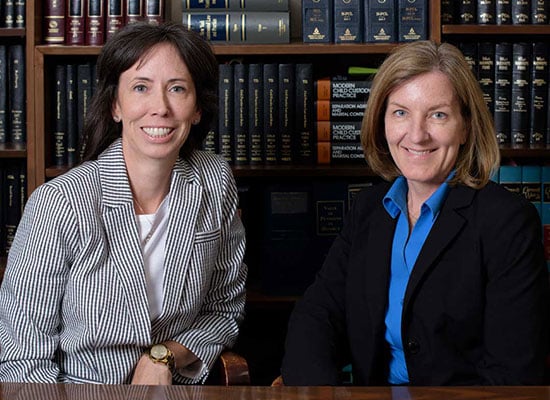 Attorney Maura A. Barrett and attorney Sharon M. Faulkner